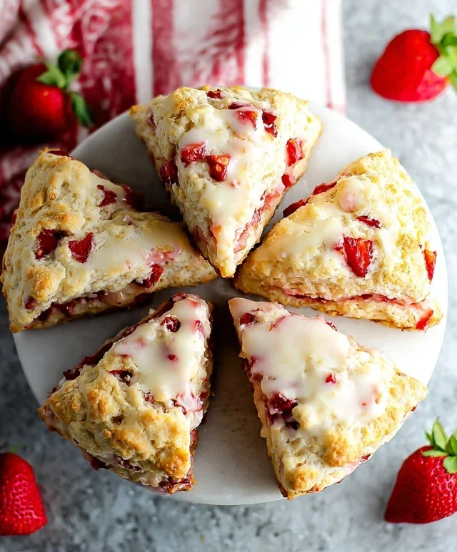 Strawberry Scones