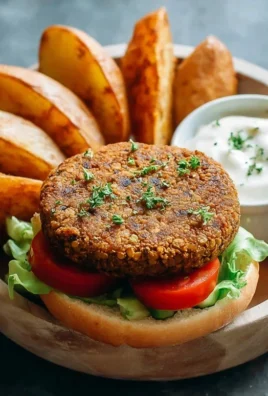 Easy 6-Ingredient Lentil Burgers