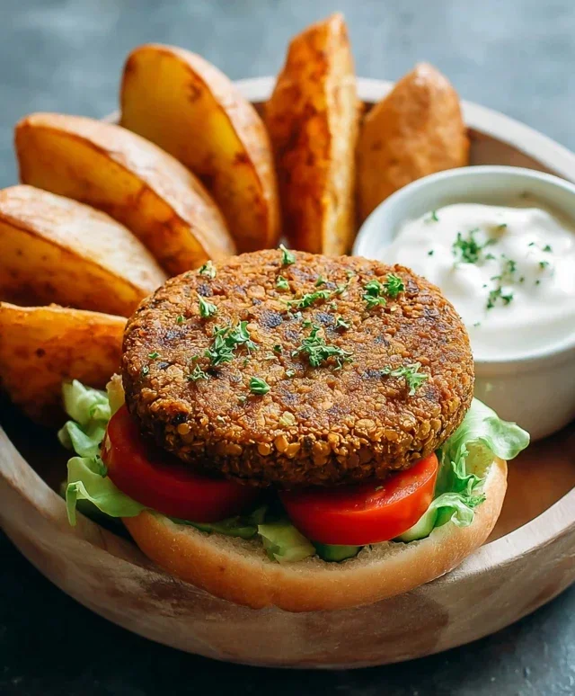 Easy 6-Ingredient Lentil Burgers