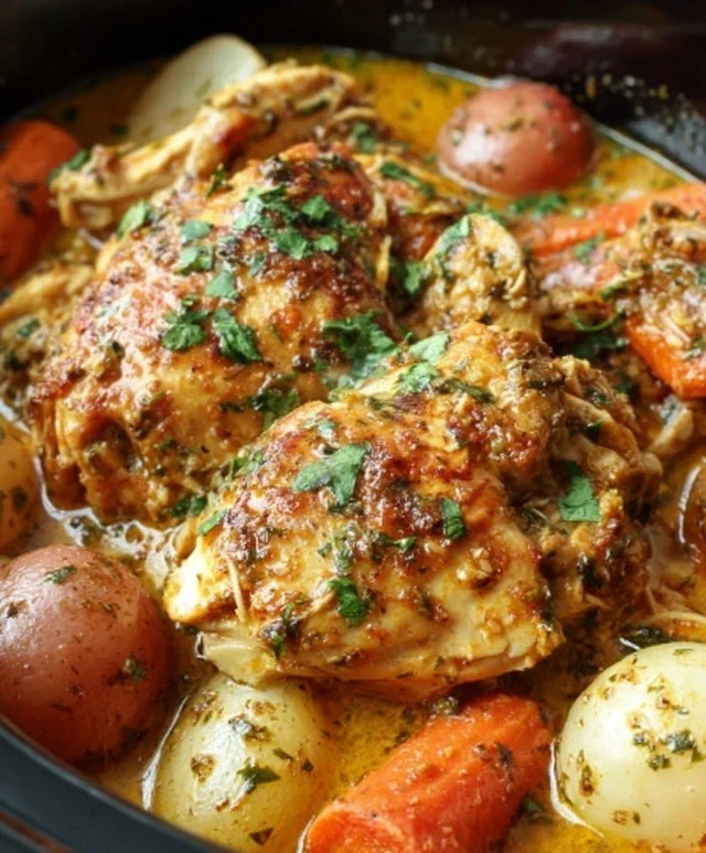 Garlic Butter Chicken Crockpot Recipe: 6-Hour Magic for Tender Bliss