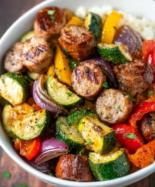 Sausage and Veggies Skillet