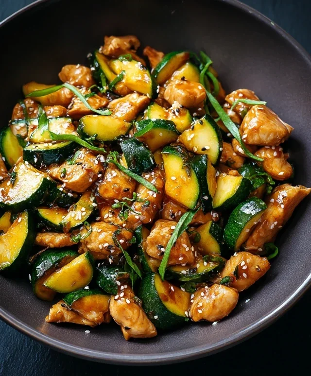 Chicken Zucchini Stir Fry