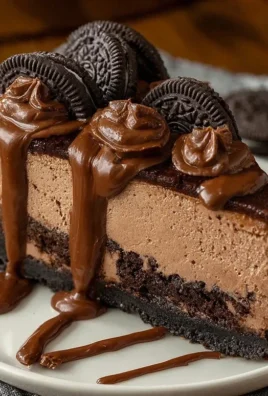 No Bake Oreo Nutella Cheesecake