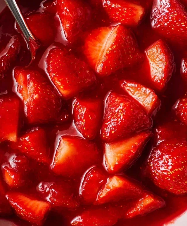 Fresh Strawberry Sauce (Strawberry Topping)