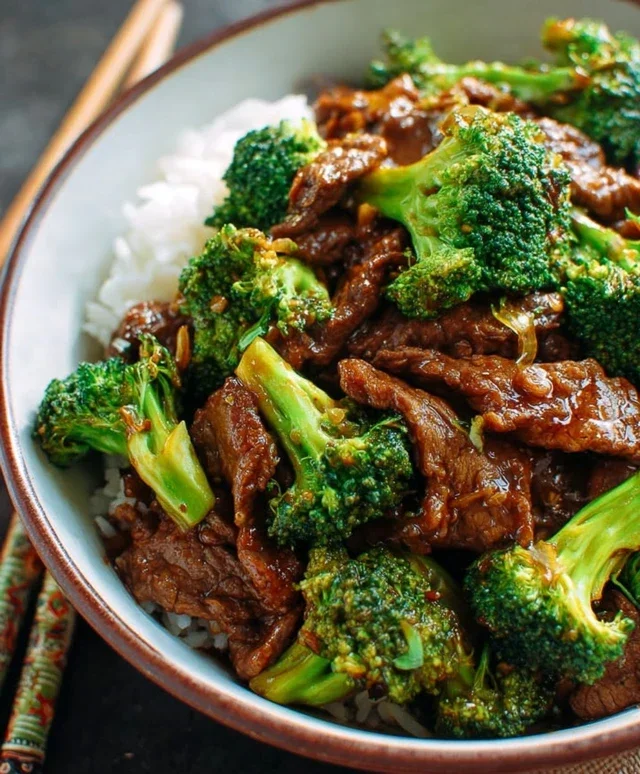 Chinese Beef and Broccoli (牛肉炒西兰花)