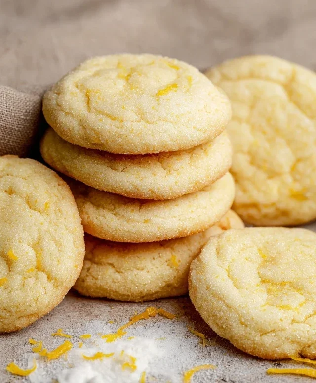 Soft & Chewy Lemon Cookies