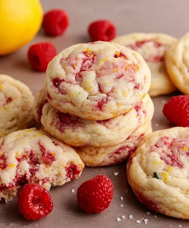 Lemon Raspberry Cookies