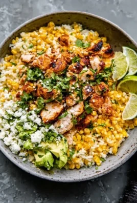 Street Corn Chicken Rice Bowl