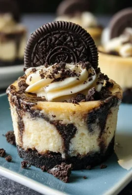 Oreo Overload Stuffed Mini Cheesecake