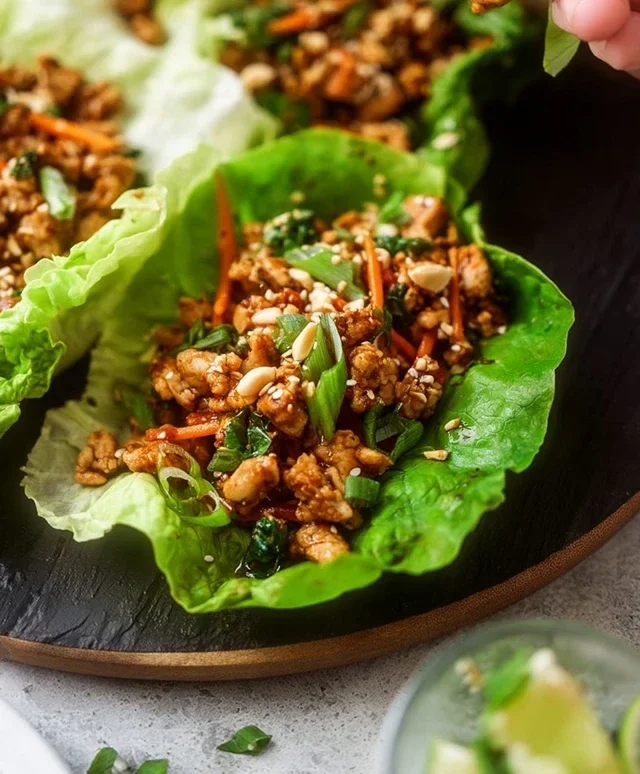 Chicken Lettuce Wraps (PF Chang's Copycat)