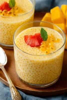 Mango Tapioca Pudding (Mango Sago)