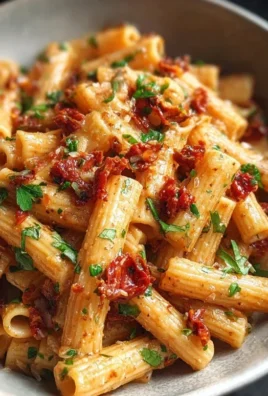Creamy Sun-Dried Tomato Pasta with Capers and Dill