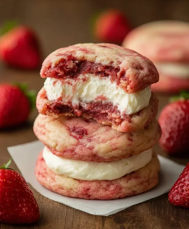 Strawberry Cheesecake Cookie