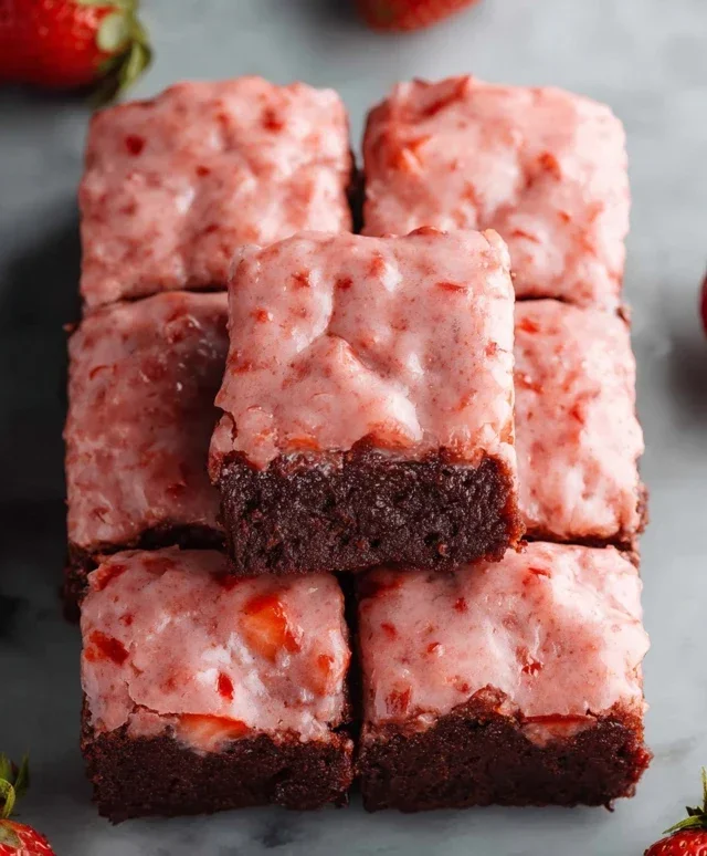 Strawberry Brownies