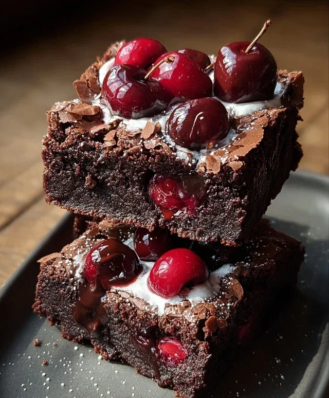 Small-Batch Black Forest Brownies