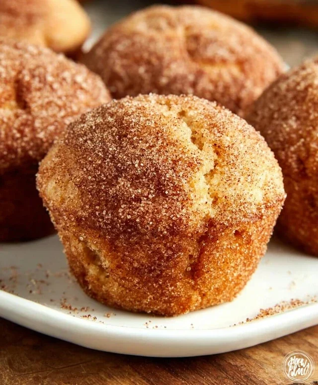 Keto Muffins- Classic Cinnamon "Sugar" Donut Style