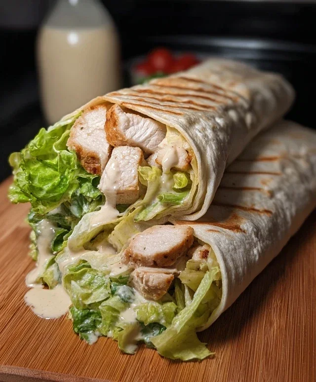 Chicken Caesar Wraps