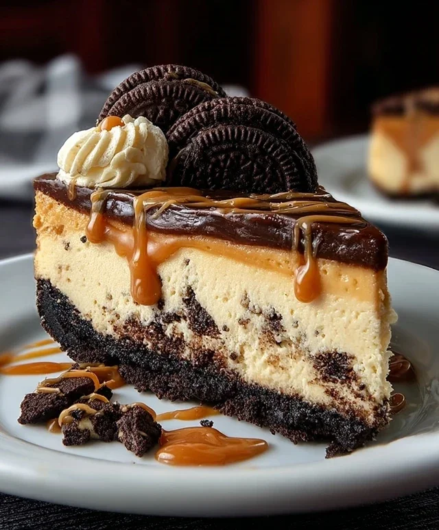 Oreo & Caramel Cheesecake