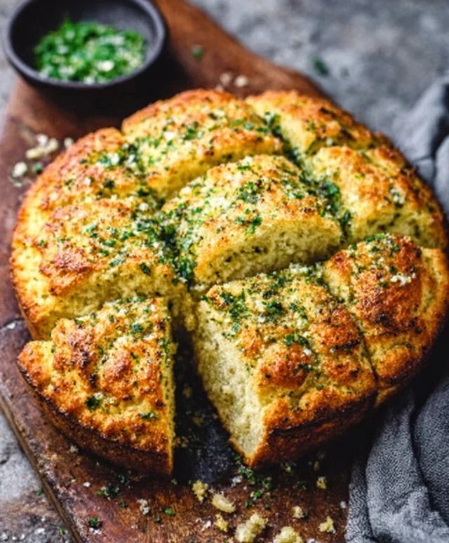 Garlic Butter Keto Bread