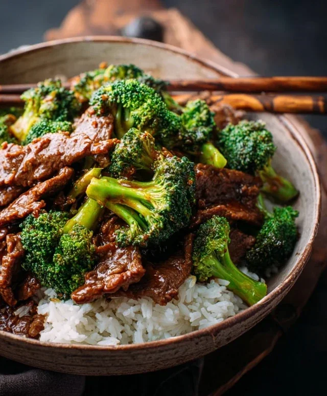 Chinese Beef and Broccoli (牛肉炒西兰花)