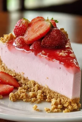Strawberry Crunch Pink Cheesecake