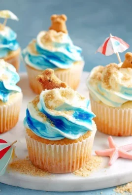 Beach Party Cupcakes