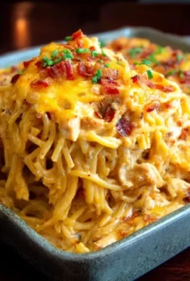 Spicy Southern Cheesy Chicken Spaghetti Casserole