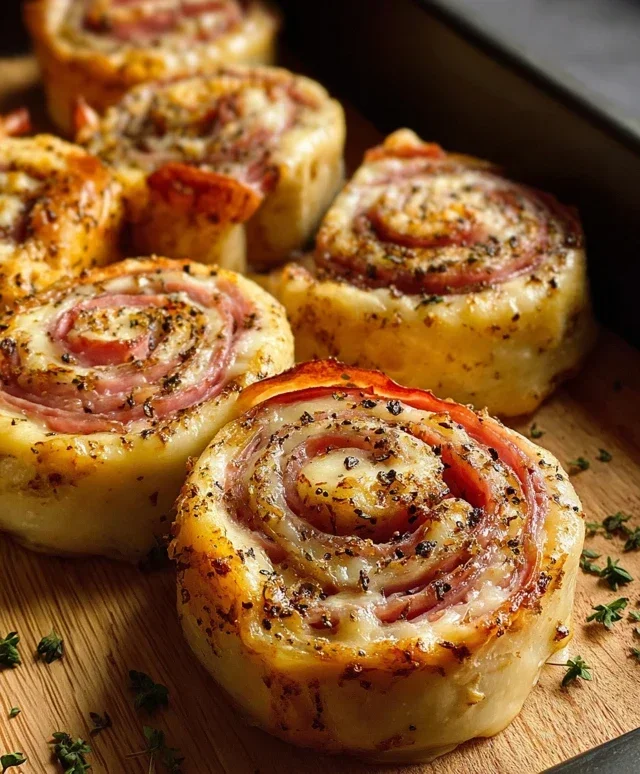Beef Beef Ham and Cheese Pinwheels