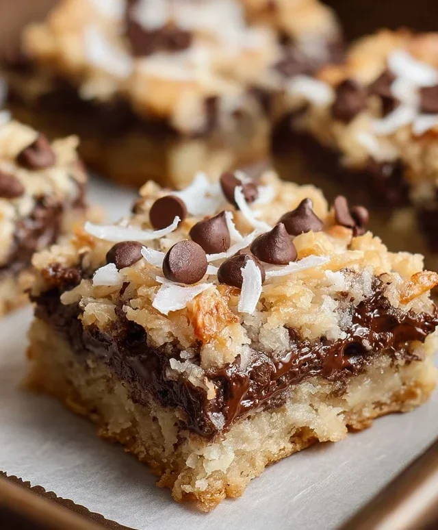 Almond Joy Cookie Bars