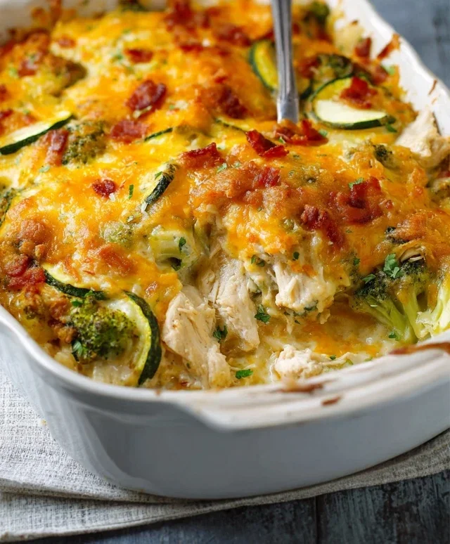 Easy Low Carb Chicken Casserole