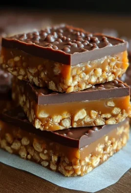 Caramel Fudge Crunch Bars
