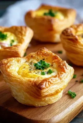 Savory Puff Pastry Cups