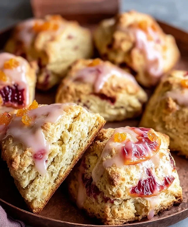 Blood Orange Scones