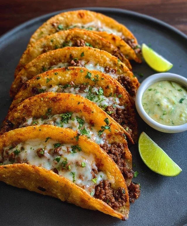 Crispy Ground Beef Tacos