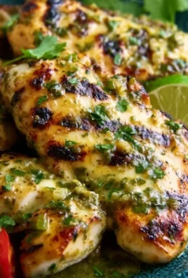 Grilled Salsa Verde Chicken with Pepper Jack
