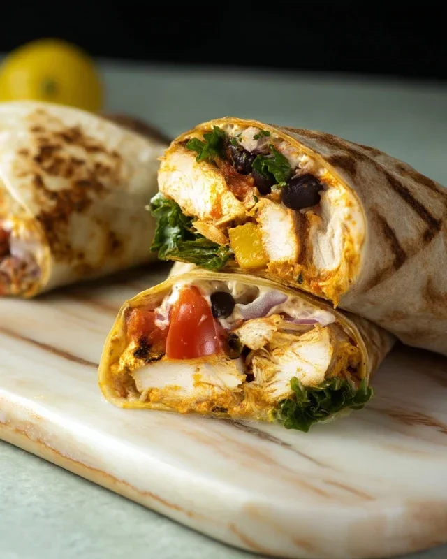 Chipotle Ranch Grilled Chicken Burrito