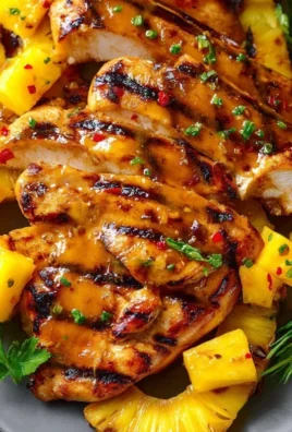 Grilled Mango Pineapple Chicken
