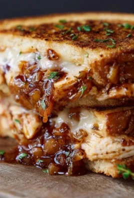 BBQ Chicken Grilled Cheese Sandwich