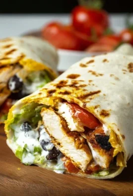 Chipotle Ranch Grilled Chicken Burrito
