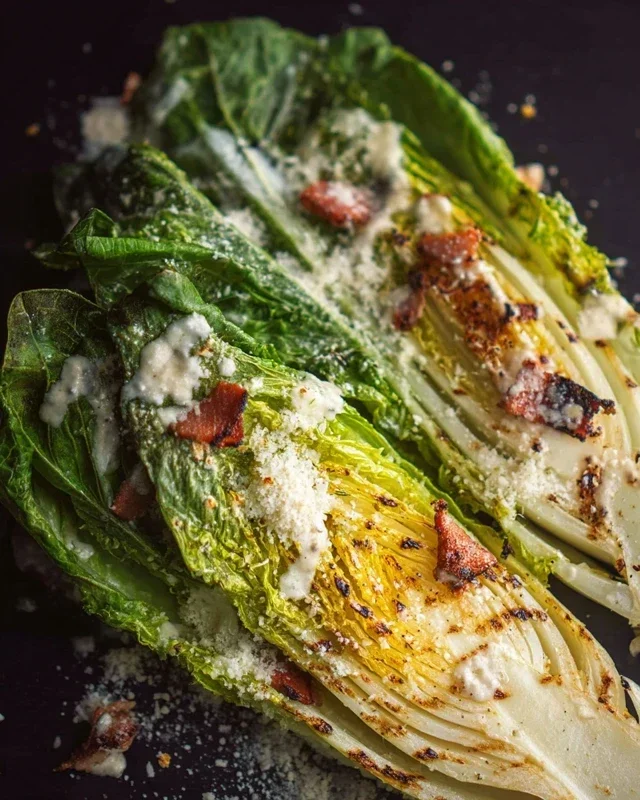 Grilled Romaine Caesar Salad Recipe