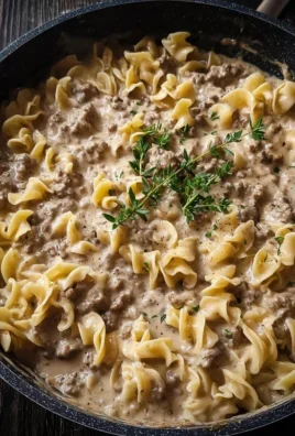 Ground Beef Stroganoff