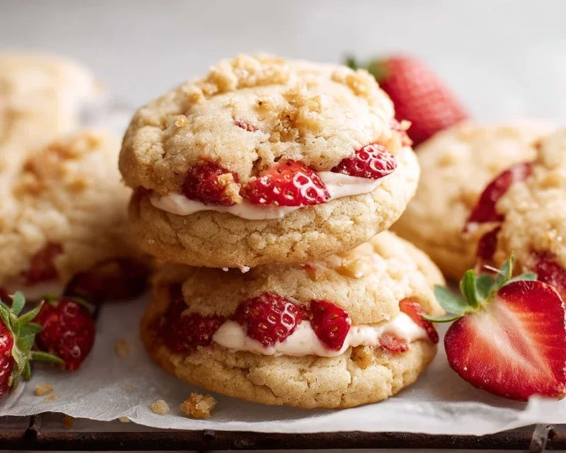 Strawberry Shortcake Cookies