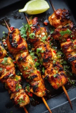 Bang Bang Chicken Skewers