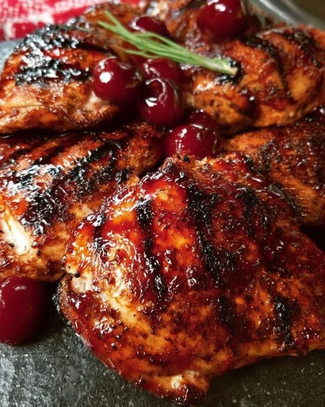Cherry Dr. Pepper Grilled Chicken