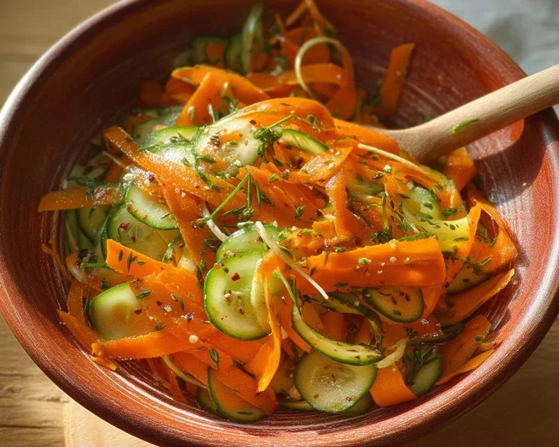 Cucumber Carrot Salad