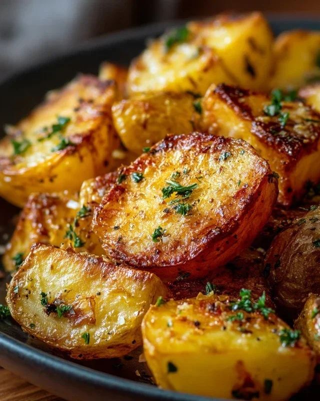 Garlic Herb Roasted Potatoes Carrots and Zucchini