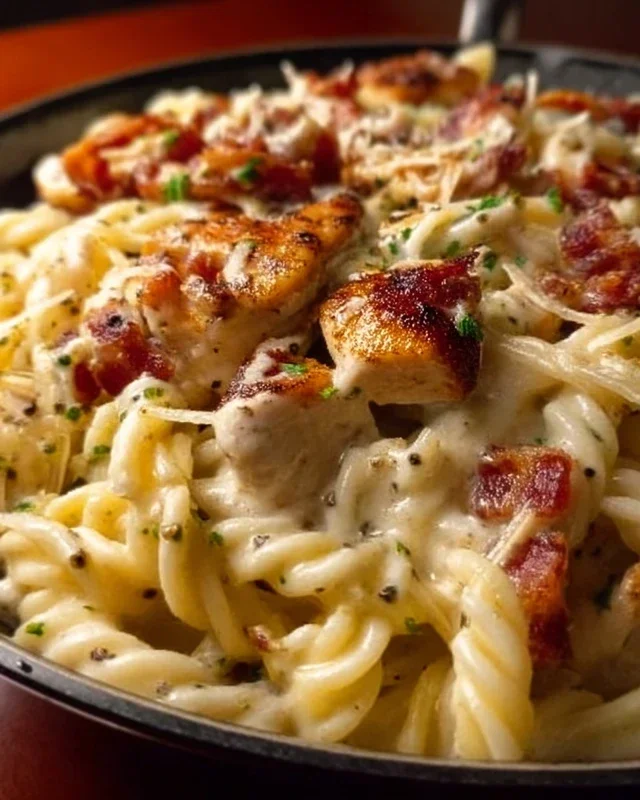Chicken Beef Beef Bacon Ranch Pasta