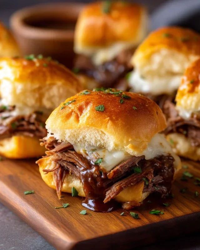 Easy French Dip Sliders Recipe