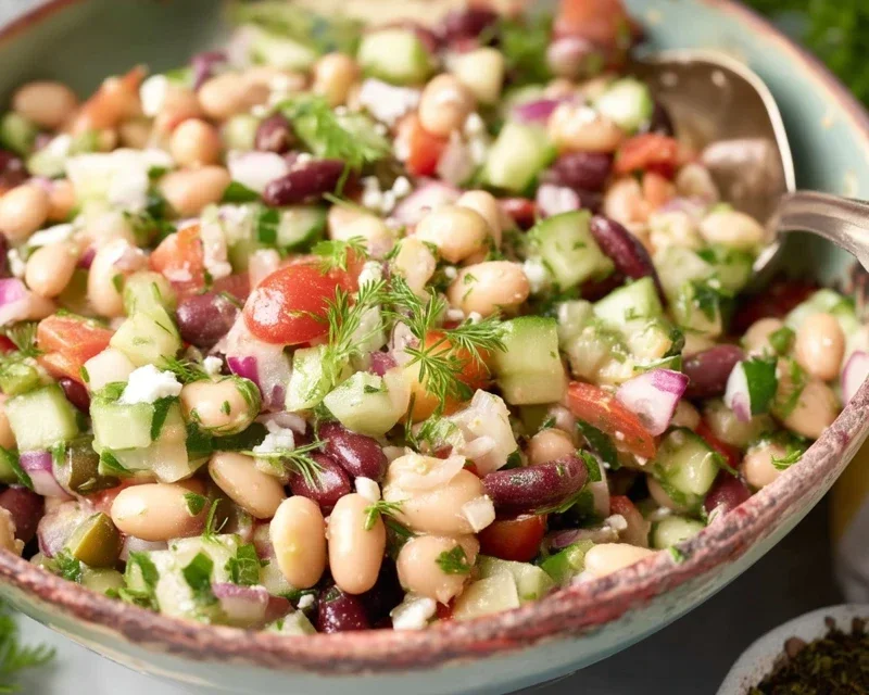 Mediterranean Bean Salad