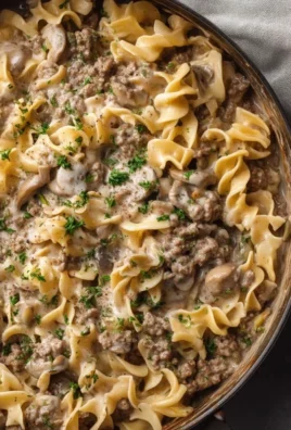 30-Minute Ground Beef Stroganoff
